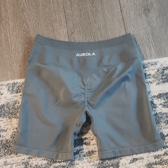 Aurola Gray Biker Shorts - Picture 1 of 3